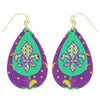 Mardi Gras Earrings