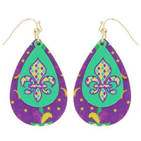 Mardi Gras Earrings