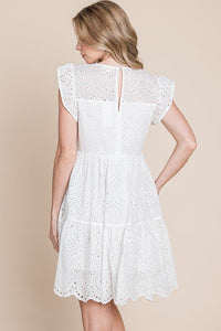 Tiered Ruffle Mini Dress