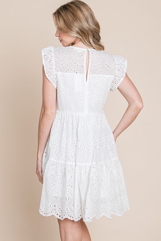 Tiered Ruffle Mini Dress