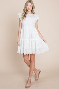 Tiered Ruffle Mini Dress