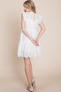 Tiered Ruffle Mini Dress