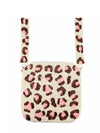 Pink Cheetah Print Box With Strap