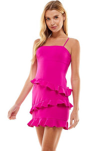 Ruffle Mini Dress