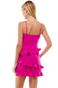 Ruffle Mini Dress