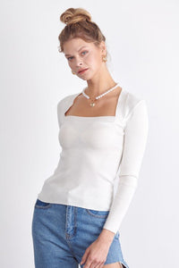 Eve Ribbed Knit Top