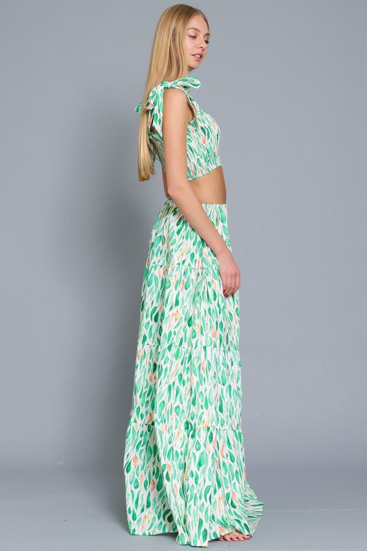 Melody Smocked Crop Top