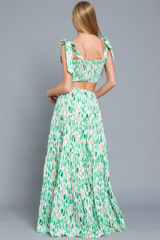 Melody Smocked Crop Top