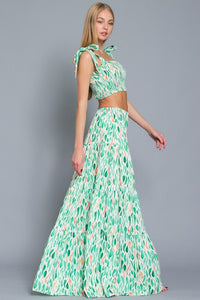 Melody Smocked Crop Top