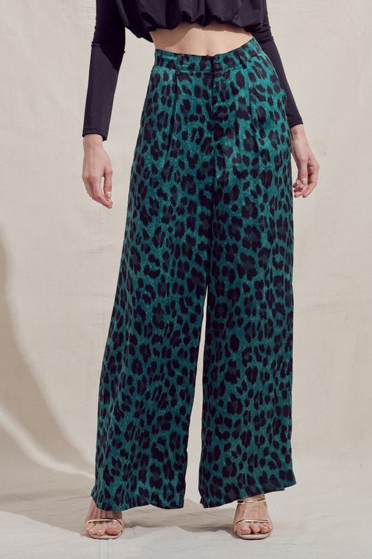 She's Fierce Leopard Trousers