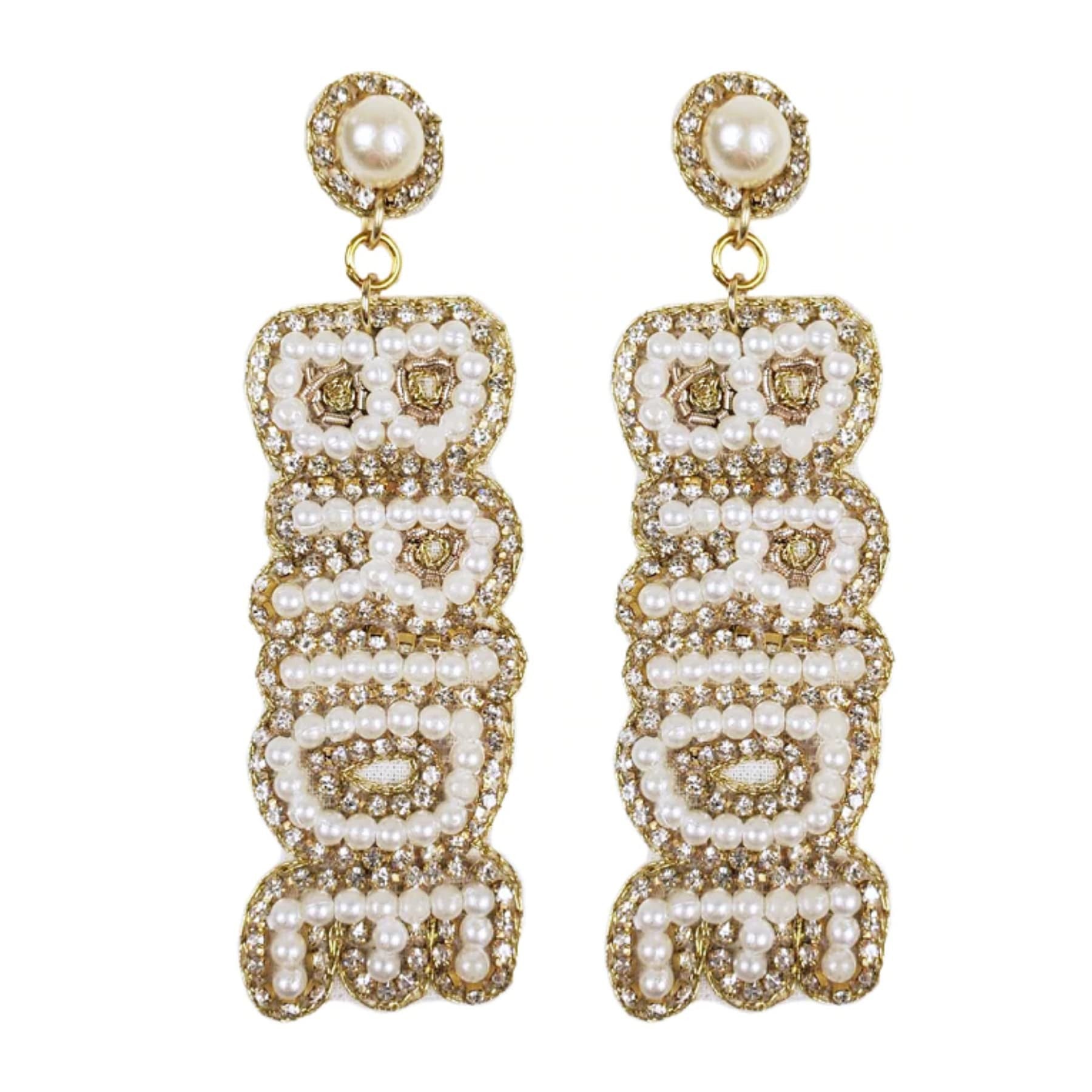 Bride Beaded Earrings