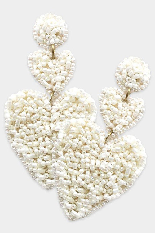 Tiered Hearts Earrings