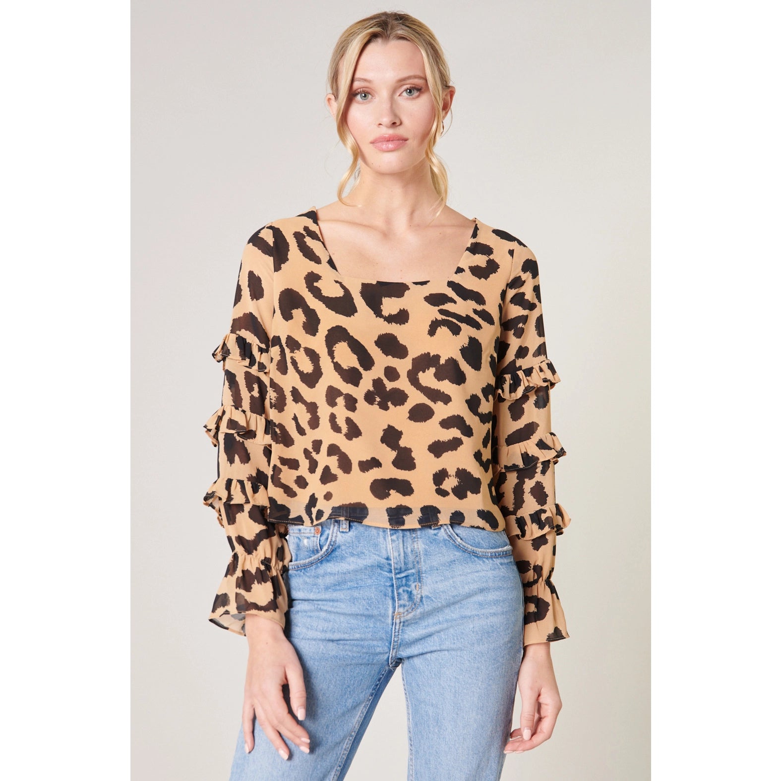 Java Leopard Blouse
