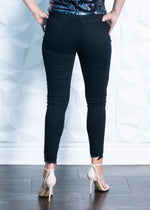 The Perfect High Rise Distressed Skinny Jean - Black