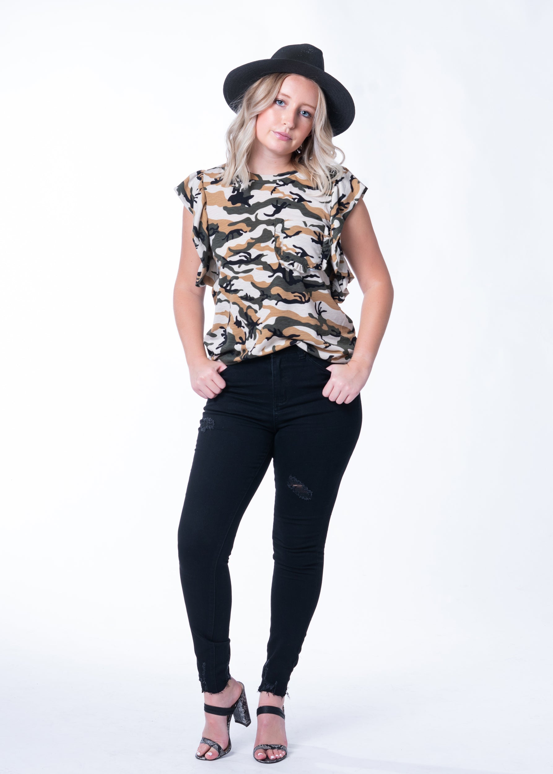 ONE LEFT!!! Panama Fedora-Black