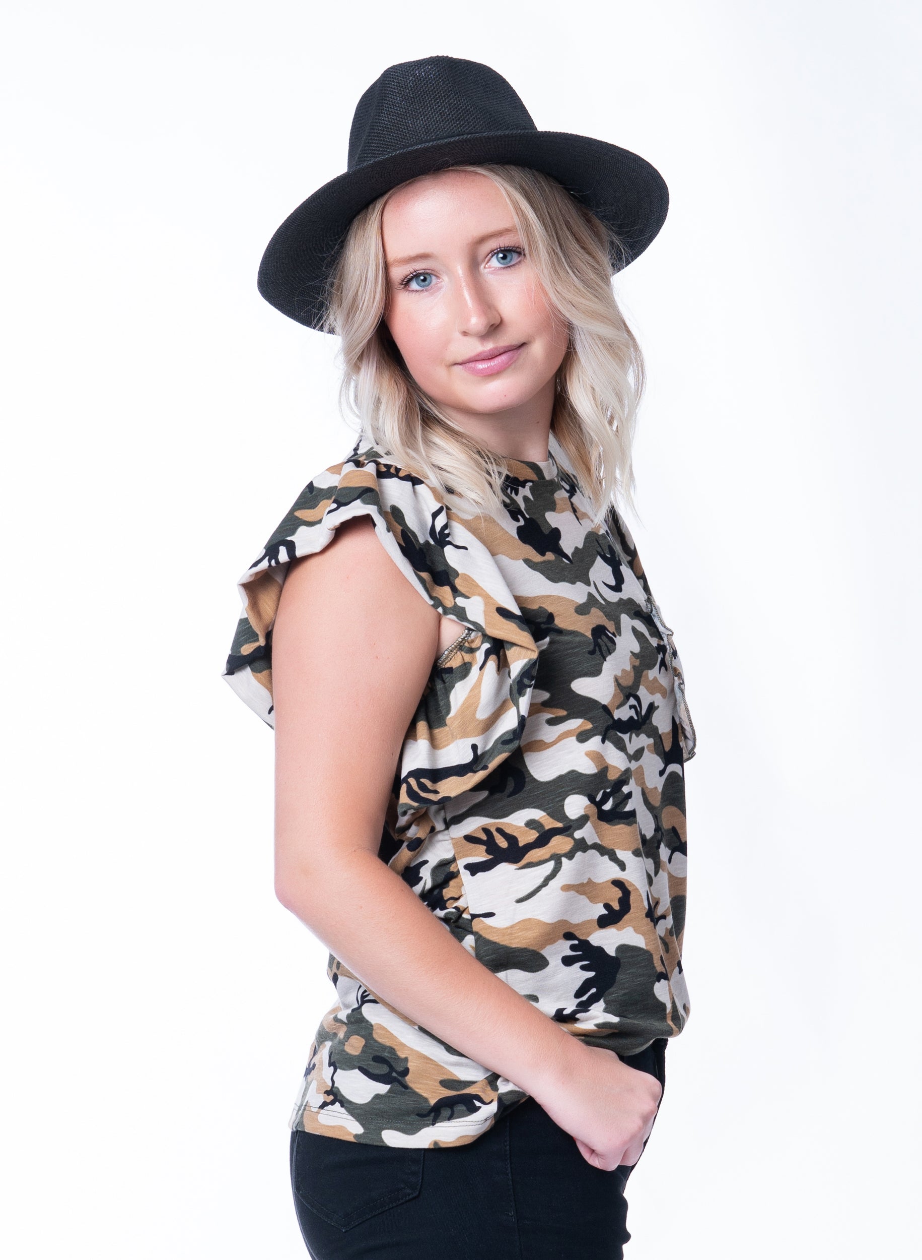 ONE LEFT!!! Panama Fedora-Black