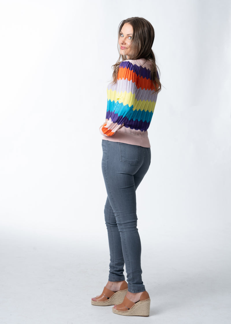 High Rise Grey Denim Skinny Jean