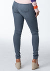 High Rise Grey Denim Skinny Jean