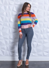 High Rise Grey Denim Skinny Jean