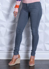 High Rise Grey Denim Skinny Jean