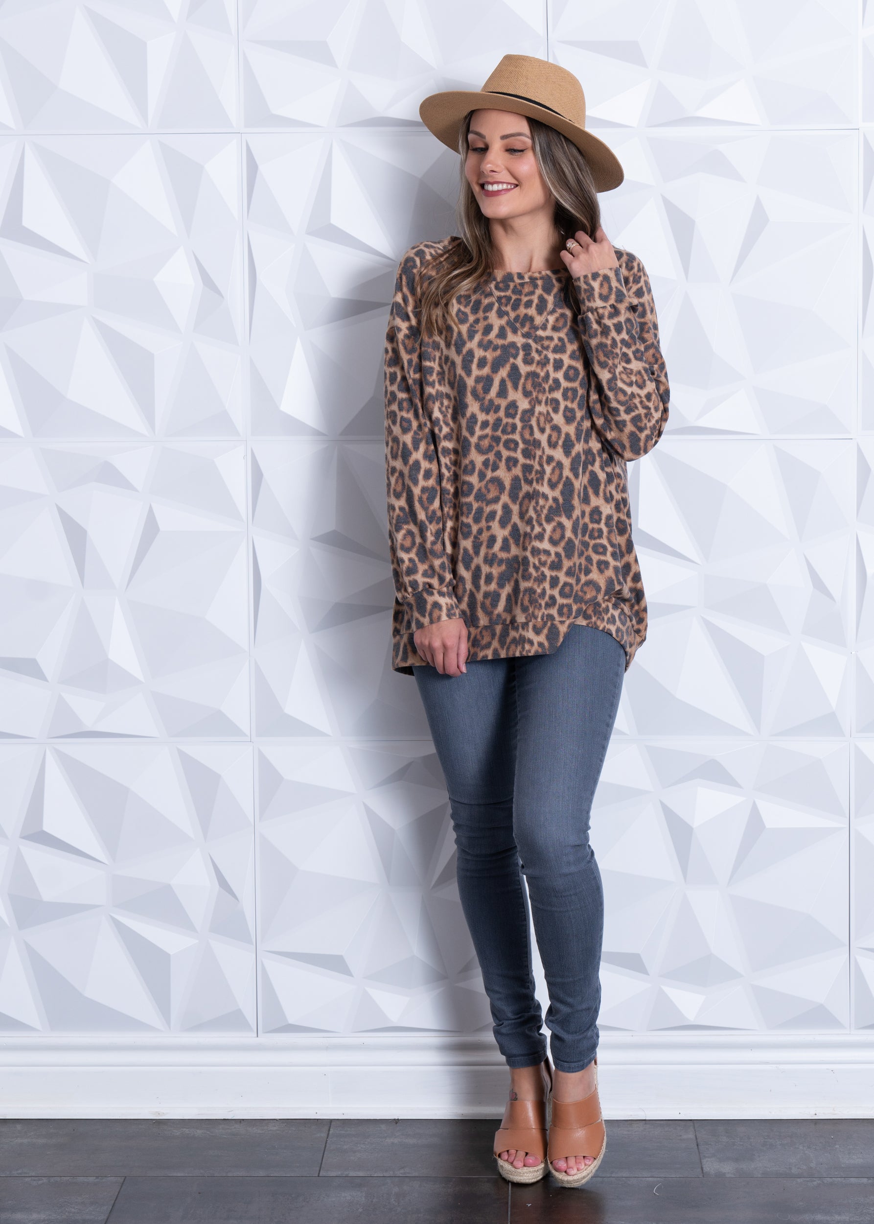 High Rise Grey Denim Skinny Jean