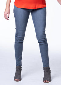 High Rise Grey Denim Skinny Jean