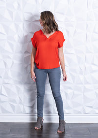 High Rise Grey Denim Skinny Jean