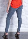 High Rise Grey Denim Skinny Jean