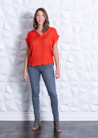 High Rise Grey Denim Skinny Jean