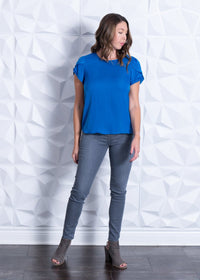 High Rise Grey Denim Skinny Jean