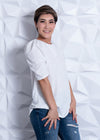 ONE LEFT!!! Ivory French Terry Top