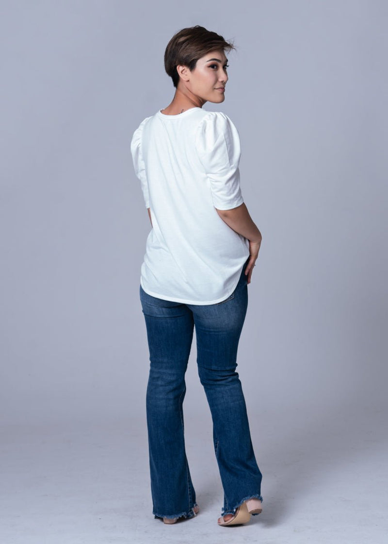 ONE LEFT!!! Ivory French Terry Top