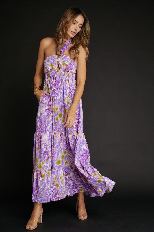 Watercolor Summers Maxi Dress