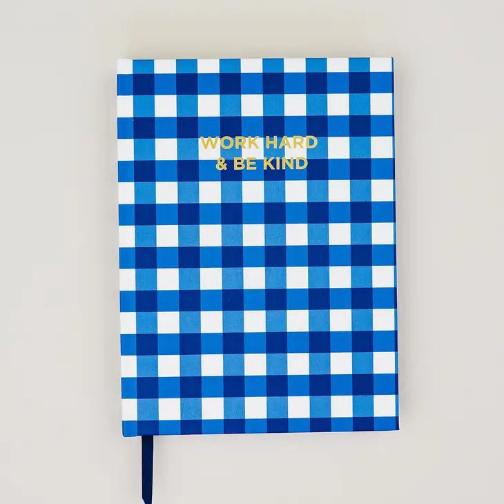 Gingham Stars Notebook