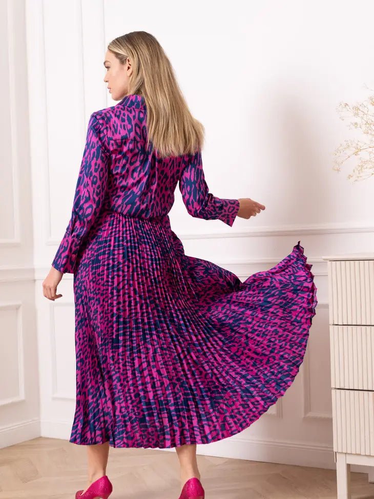 Lea Leopard Satin Blouse