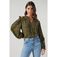 Leonna Leopard Blouse