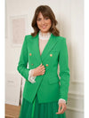 Natasha Fitted Blazer - Green