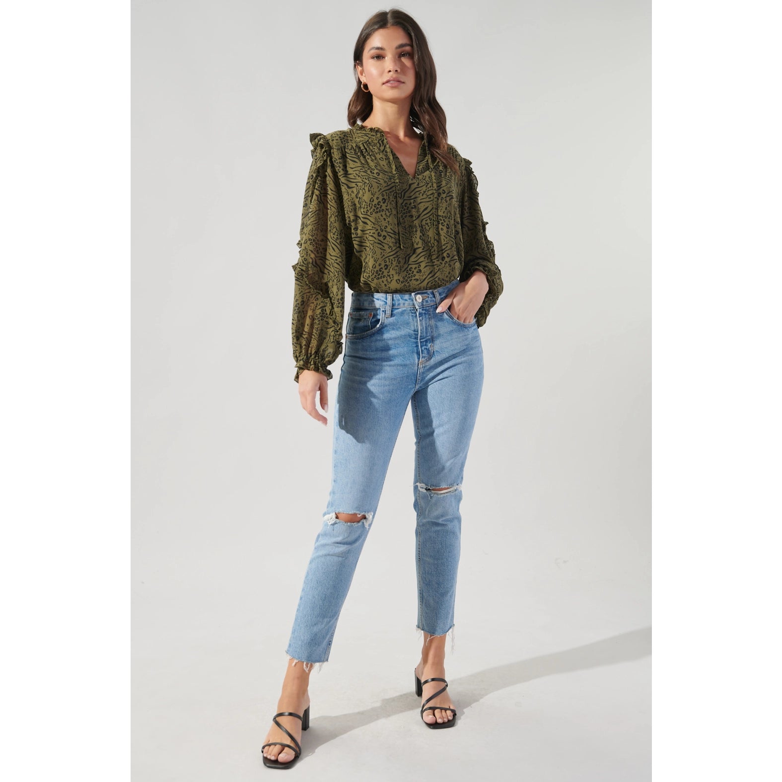 Leonna Leopard Blouse