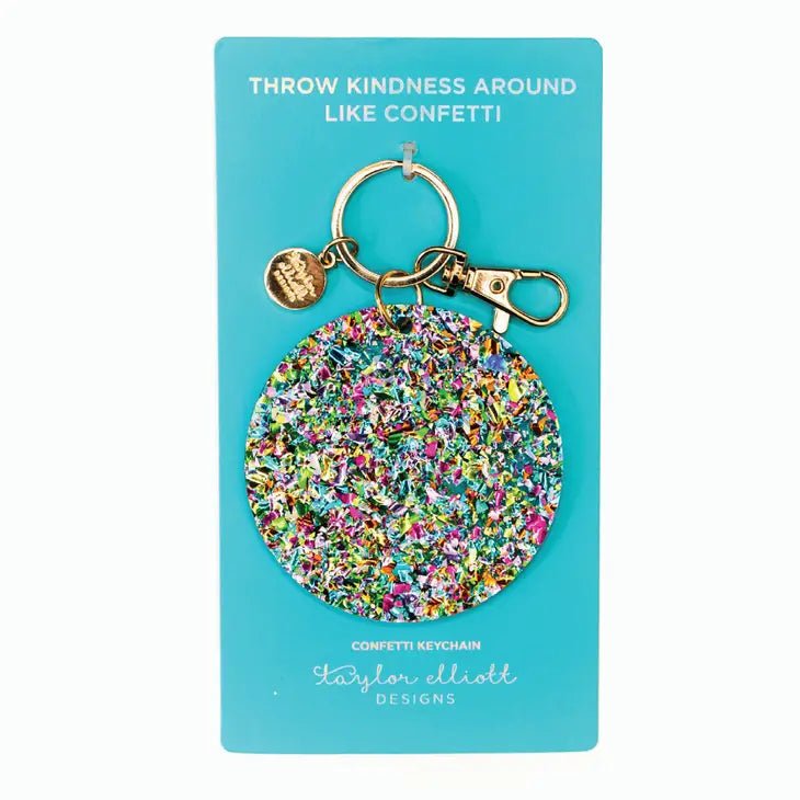 Confetti Circle Keychain