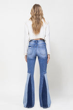 Panel Flare Jeans