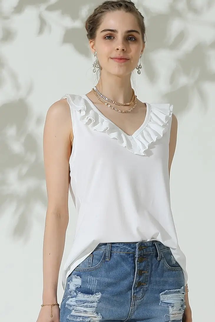 Summer Thrills Ruffle Blouse