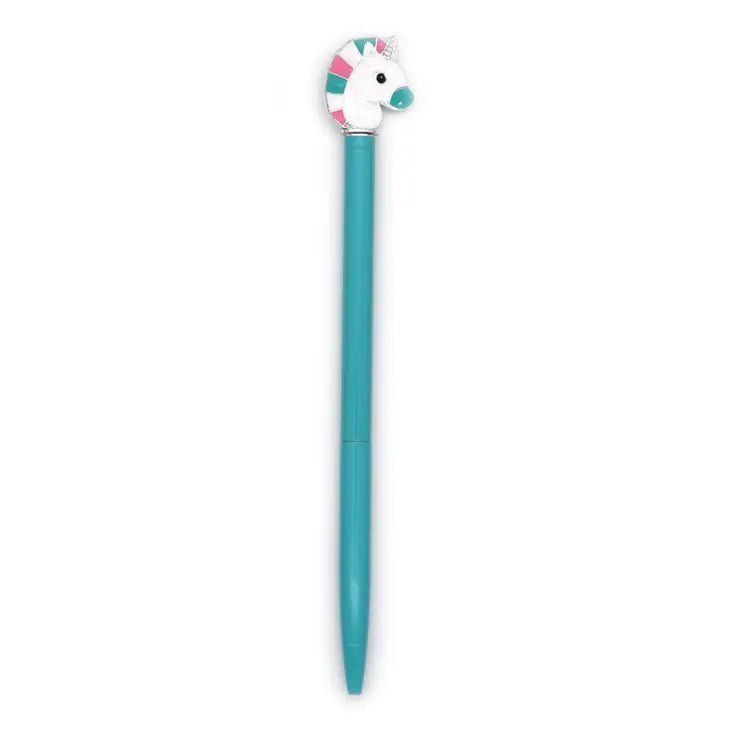 Unicorn Charm Pen - Turquoise