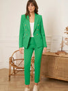 Natasha Fitted Blazer - Green