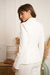 Natasha Fitted Blazer - White