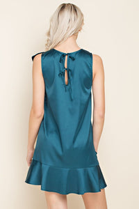 Asymmetrical Ruffle Dress