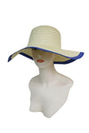 Two Toned Straw Sun Hat
