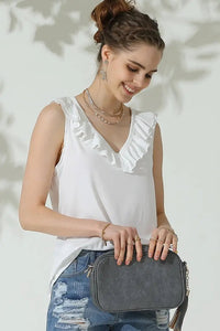 Summer Thrills Ruffle Blouse
