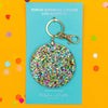Confetti Circle Keychain