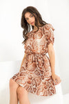 THML Snake Skin Dress