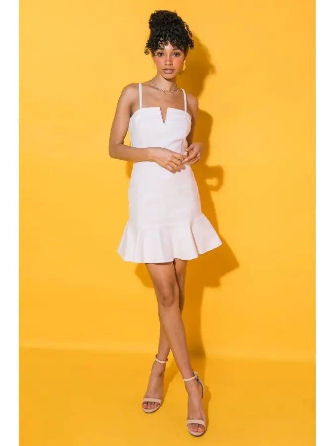 Mini Dress - White